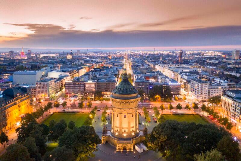 Mannheim Luftaufnahme